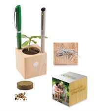 CUBO DI ACERO PORTAPENNE